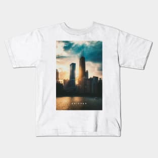 Chicago | Retro Cityscapes Kids T-Shirt